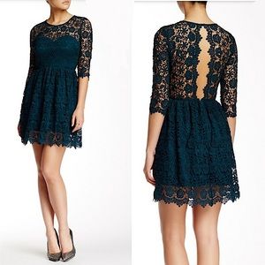 New cocktail Lace Dress open back